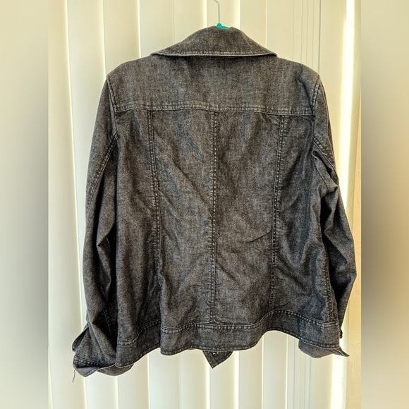 Black Talbots Denim Jacket - Picture 2 of 6